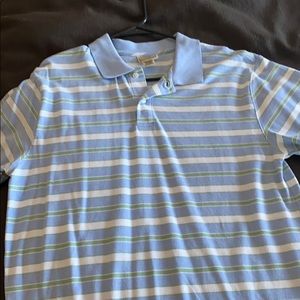 Lands End short sleeve collard shirt